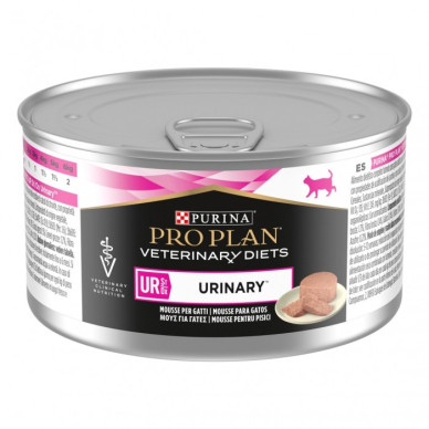 Purina Pro Plan Veterinary Diets Cat UR Urinary – Hrană Umedă pentru Pisici cu Probleme Urinare, 195 g